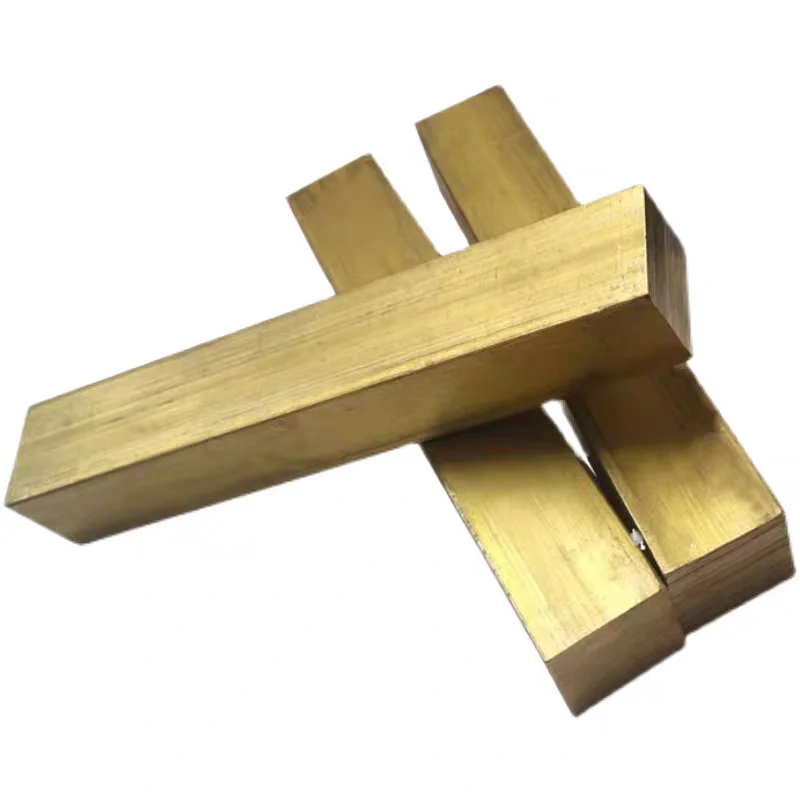 The knife handle hand material brass ingot 50*30*10mm Brass block DIY accessories customize service