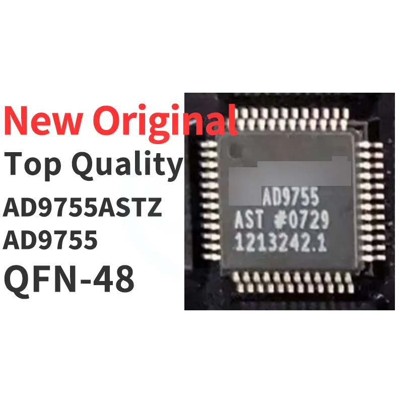 

(1 Piece) AD9755ASTZ AD9755 QFP-48 New Original
