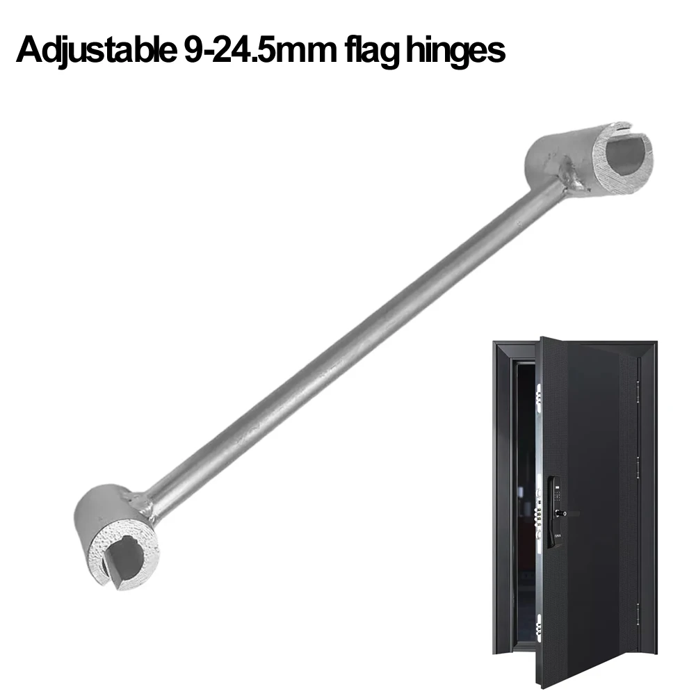 1/2pcs Door Hinge Adjustment Tool For Door Repair 13-inch Lever Double-ended Integral Structural Steel