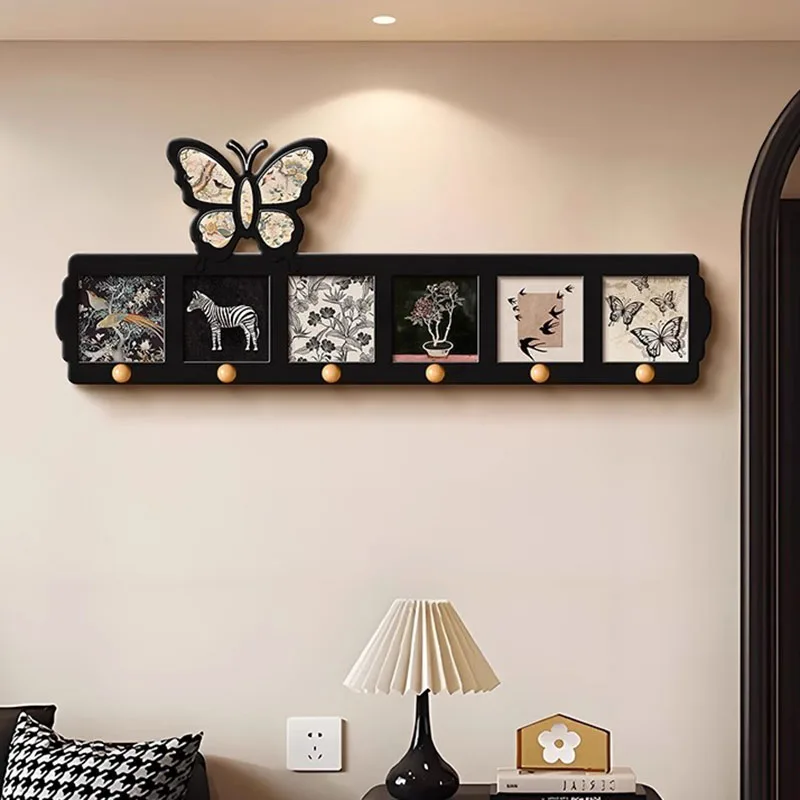 rf-Organizer Indoor Coat Racks Wall Luxury Living Room Dress Wooden Coat Racks Nordic Open Porte