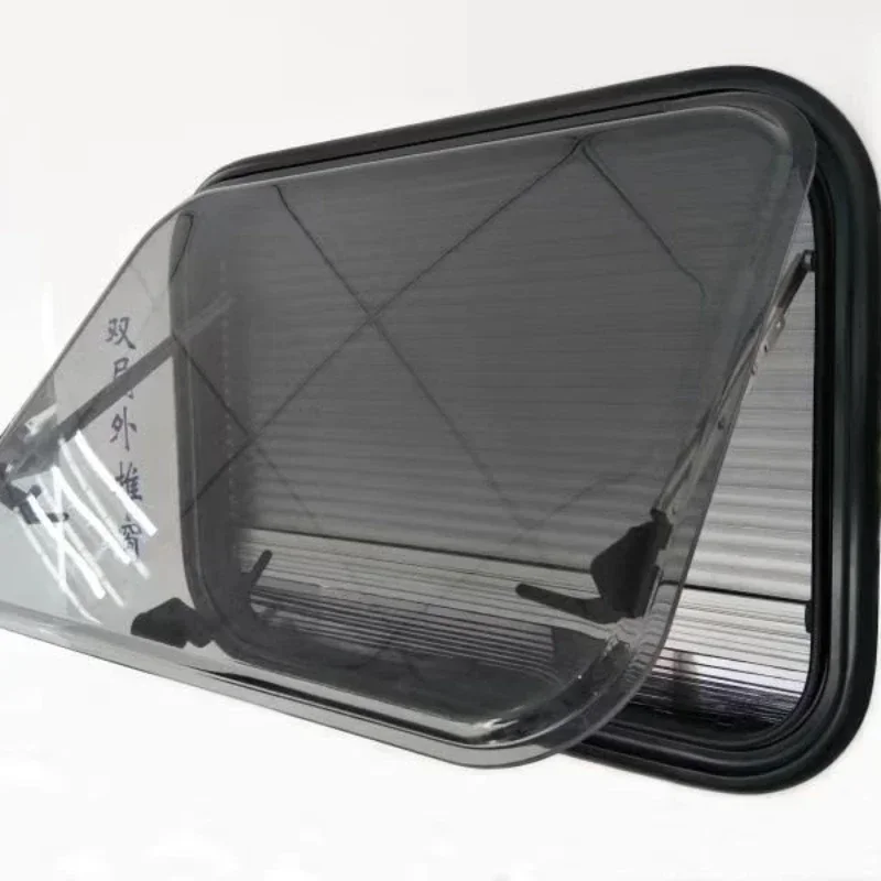 

Hot Double Glaze Acrylic Window With Pleated Blind And Fly Screen Caravan New Strong Rv Window