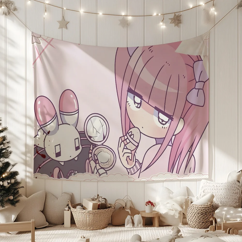 Anime Menhera Chan flag Decorative Banners Suitable For Outdoor Camping Family Parties And Garden Walls Gift