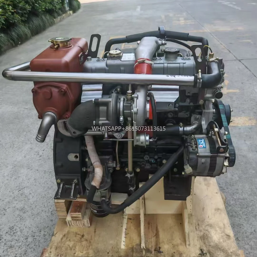 Quattro cilindri ad alta efficienza per la parte di macchine edili per motori marini Isuzu 4JB1T