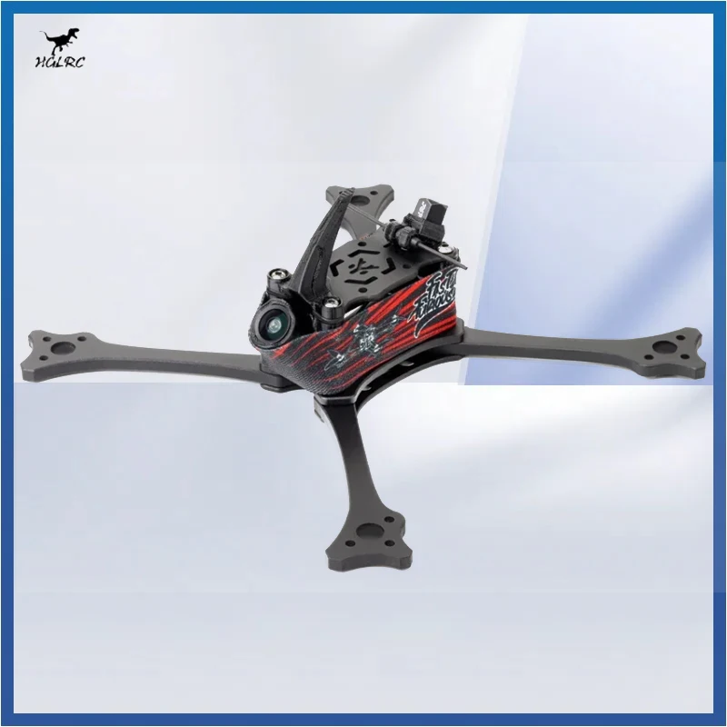 

HGLRC Wind 5 Lite V2 5inch Brushless T700 Four-Axis Indoor Carbon Fiber FPV Racing Frame Kit