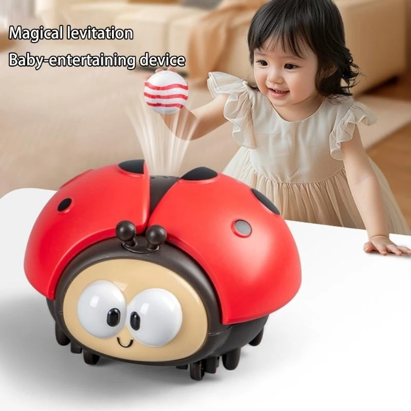 Электрическая игрушка с парящим мячом, дизайн мультяшных жуков, стимулирует творчество и развитие реакции 15UB