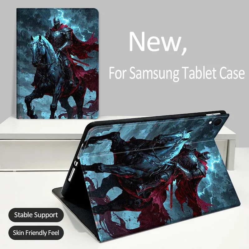 

Dark Soldier Anime Cool Tablet Case For Samsung Galaxy Tab A A7 A8 A9 A11 S6 S11 Lite Plus 10.1 10.4 10.5 Inch