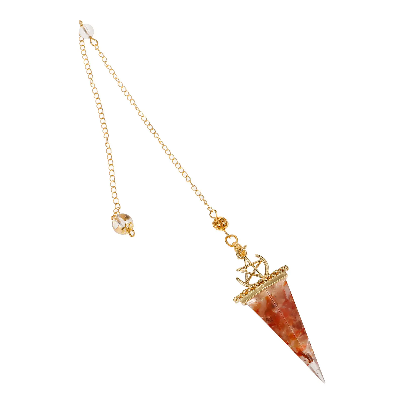 Agate Hanging Ornament Exquisite Car Rear View Mirror Decoration Bag Hanging Decor Stylish Agate Pendant for Car Interior
