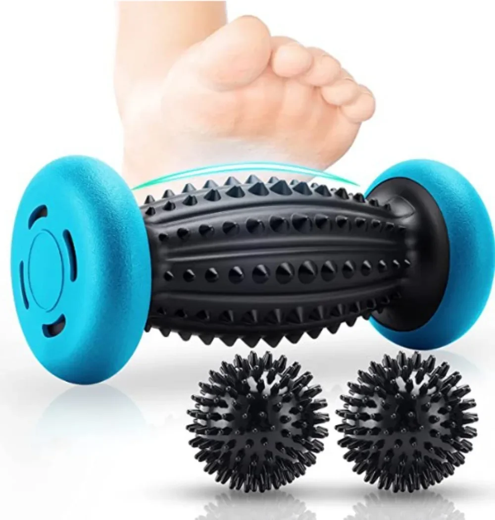 Portable Foot Massager Roller Massage Ball Body Trigger Point Plantar Fasciitis Deep Tissue Massager Relief Sore Muscle Arm Body