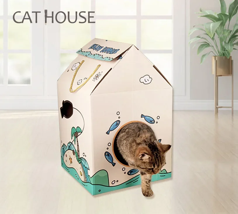 

Cat Scratching Board Lounge Box Dollhouse