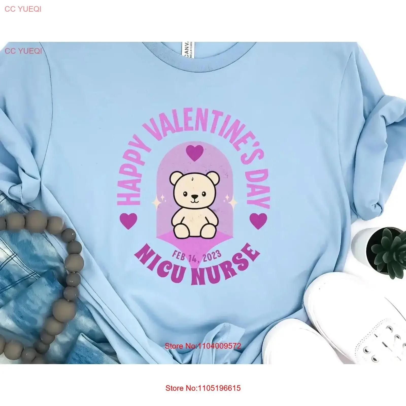 

Футболка NICU для медсестры на День святого Валентина с признательностью Love my Happy, винтажная, с мытым рисунком, повседневная, растянутая, мягкая, унисекс, слегка