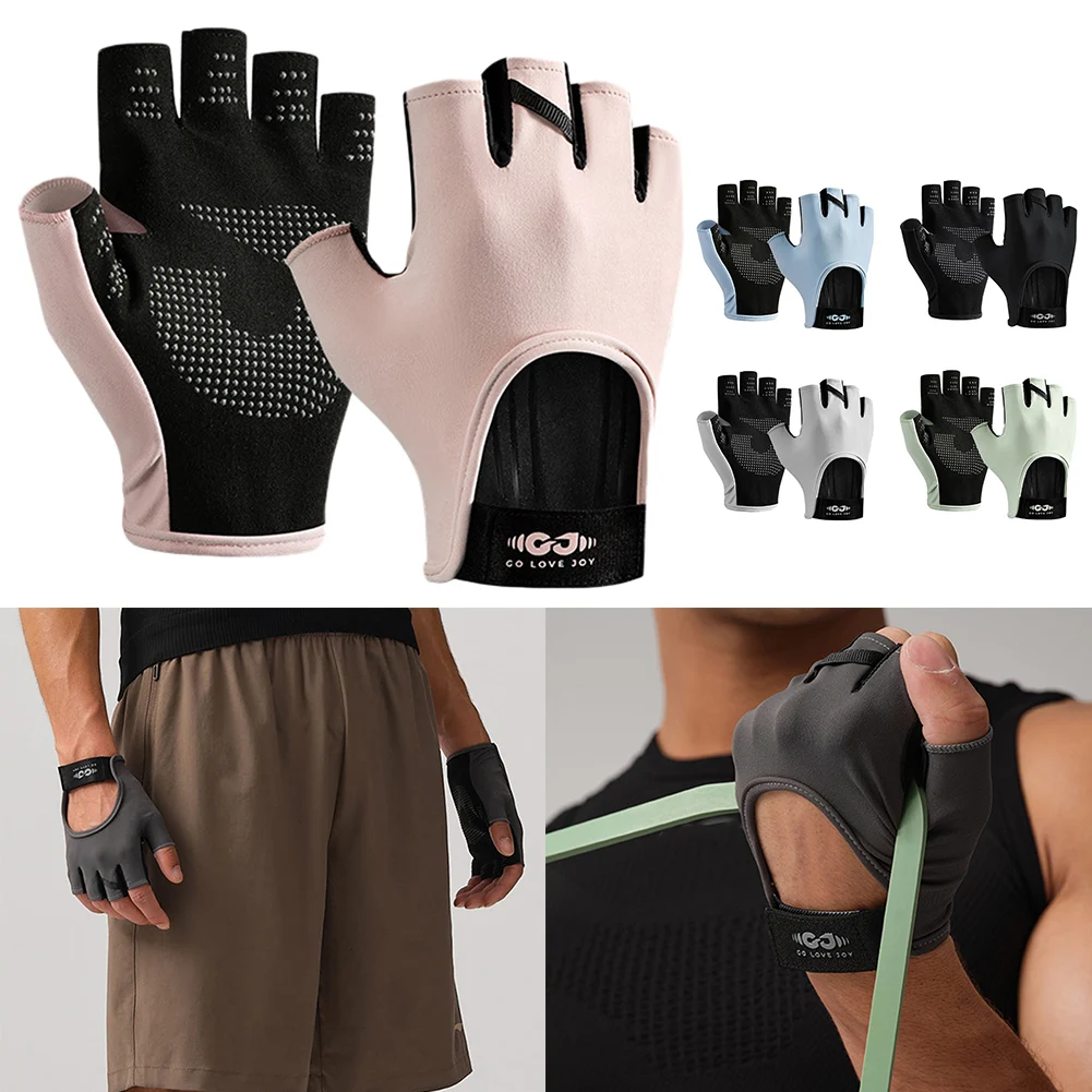 

Gym Gloves Breathable Anti-slip Pull Ups Training Yoga Body-building Exercise Fitness Workout Weight Lifting Gloves