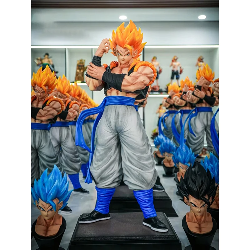 

Jt Statue 53cm Anime Dragon Ball Gogeta Vegetto Figure Statue Super Saiyan Action Figures Collection Model Toys Gifts