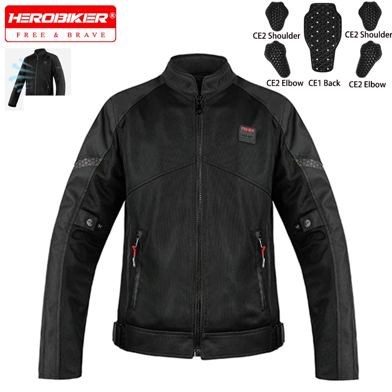 

Men's Motorcycle Jacket Summer Clothing Anti-Collision Motorcycles Pants Motocross Off-road CE Protection Motocross Rider Coat