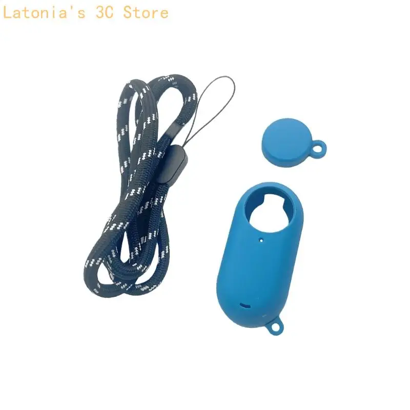 Schnell zu installierendes Silikonhüllen-Set inklusive Objektivschutz und Riemen für GO3/3S X3UB – Detail 3