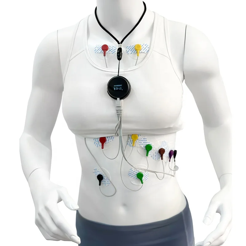 

Lepu Advanced Mini Design Ecg Holter Monitor 12 Channels Handheld Ecg 3 Day Heart Monitor
