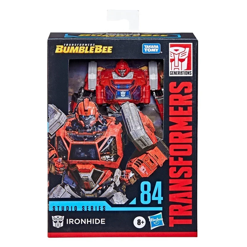 Hasbro Transformers Bumblebee Studio Series SS84 Ironhide Deluxe Class Anime Original Action Figure Model Toy Gift Collection