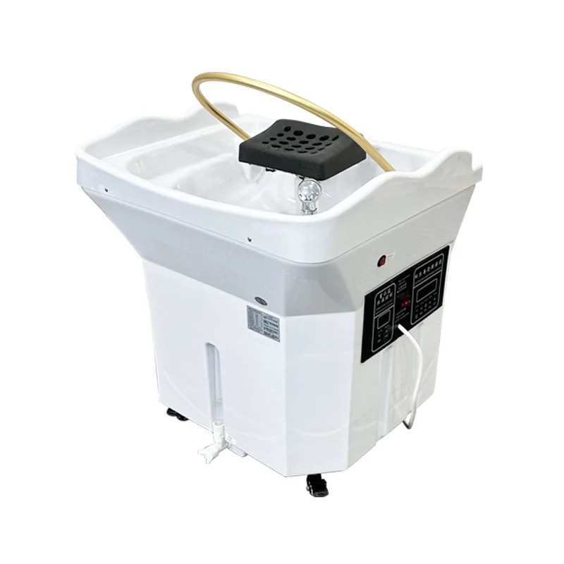 Beauty salon movable shampoo basin Barber shop head treatment basin Hair salon Fumigation water circulation shampoo bed