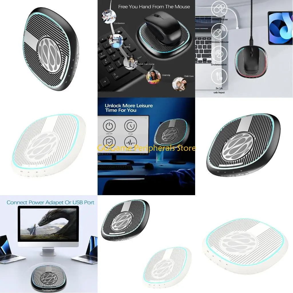 

U55B Mouse Jigglers Quiet Noiseless Undetectable Mouse Movers Simulates Realistic Movement, DriverFree Shakers for PC