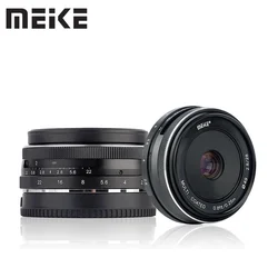 Meike 28mm f/2.8 Manual Focus Fixed Lens for Canon EOS-M, EOS M2, M5, M6, M6 Mark II, M10, M50, M50 II, M100, M200 Camera