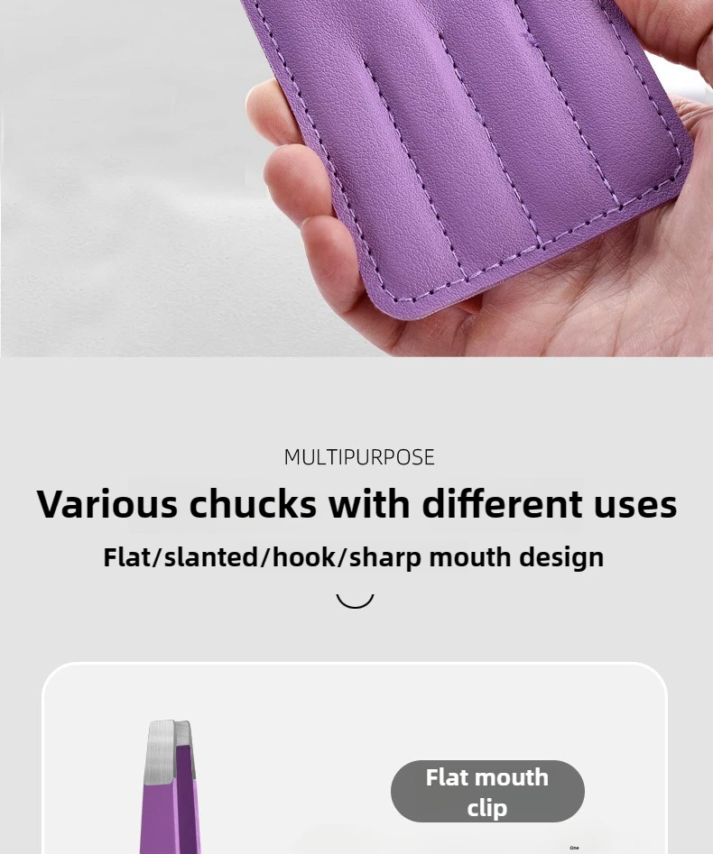 Augenbrauenpinzette, 4 Stück, buntes Haar, Schönheit, feine Haare, Abzieher, Edelstahl, schräge Augenbrauen-Clips, Entfernung, Make-up-Werkzeuge – Detail 4