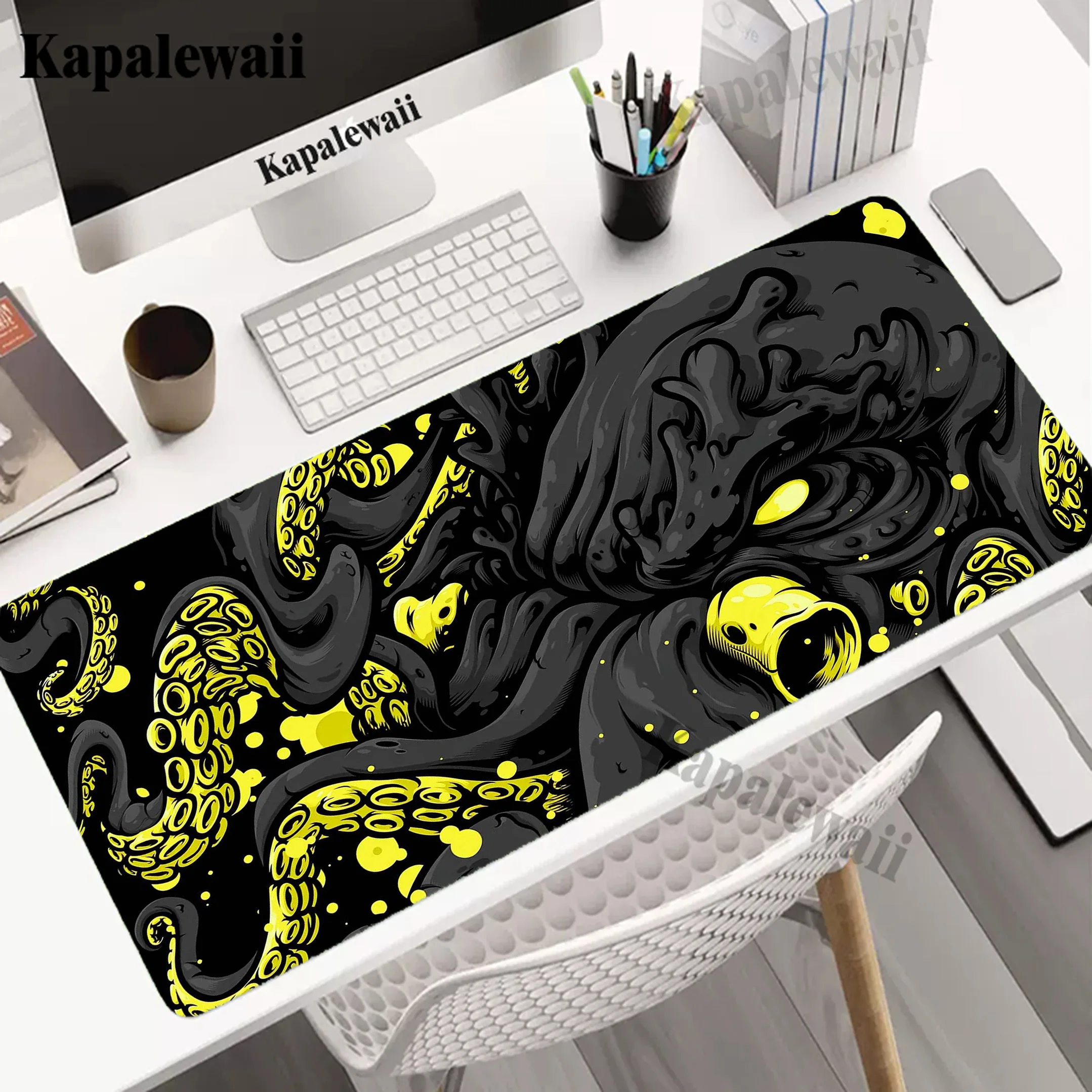 

Oni Gaming Mousepad Octopus Monster Gamer Mousemat Notebook Mouse Mat Desk Pad XXL Mouse Pad Keyboard Mat Pc Tapis De Souris