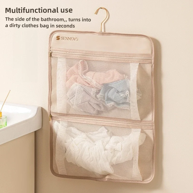 

Collapsible Hanging Clothes Organizer - Dustproof Fabric Storage System for Wardrobe/Drawer, Compact Underwear & Socks Cabinet