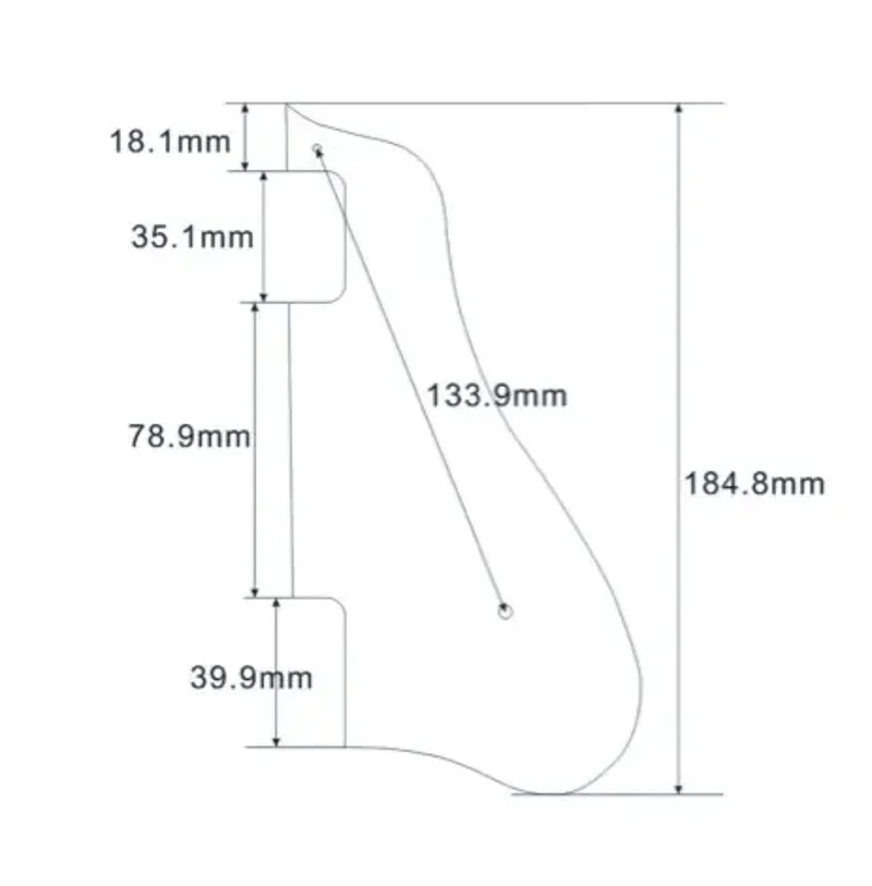 Pleroo Custom Guitar Parts - For Epi  ES-339 P90 Pro Guitar Pickguard Scratch Plate, Cream Yellow