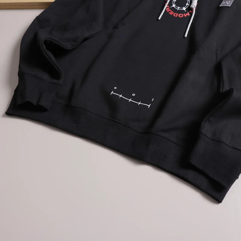 Thened Fce هوديي البلوز الرجال عارضة Sle طباعة نمط دافئ Faionable العلوي الخريف الحديثة الرياح مستقيم الساق #3