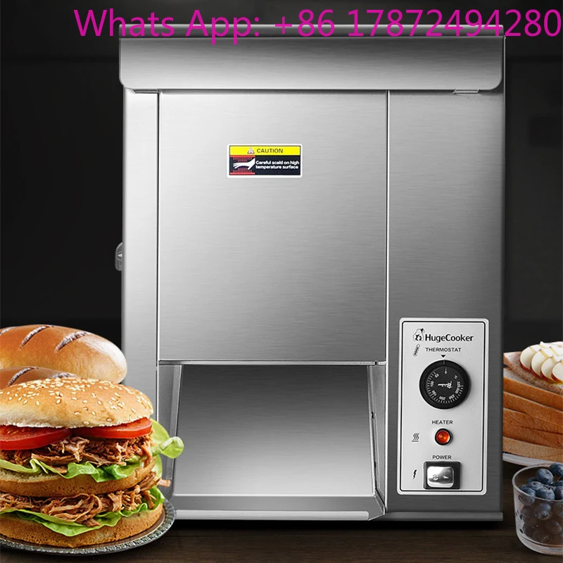 Commercial High-End Double-Layer Automatic Hamburger Baking Oven 220V Dough Heating Equipment