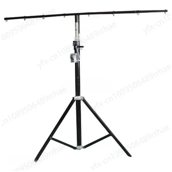 4.5 M T-Type Thickened Hand Bracket Stage Lighting Single Layer Rack with Horizontal Arm Photoflood Lamp Par Light