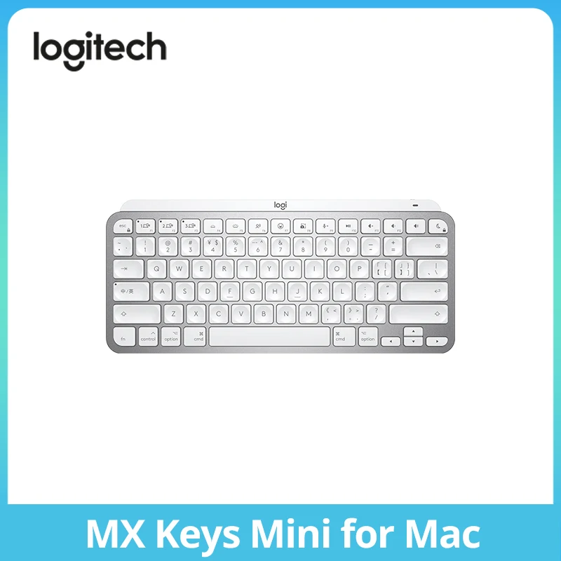 New Logitech Mx Keys Mini For Mac 2.4ghz Dual Mode Rechargeable Bluetooth Wireless Backlit Ergonomic Office Electronic Keyboard