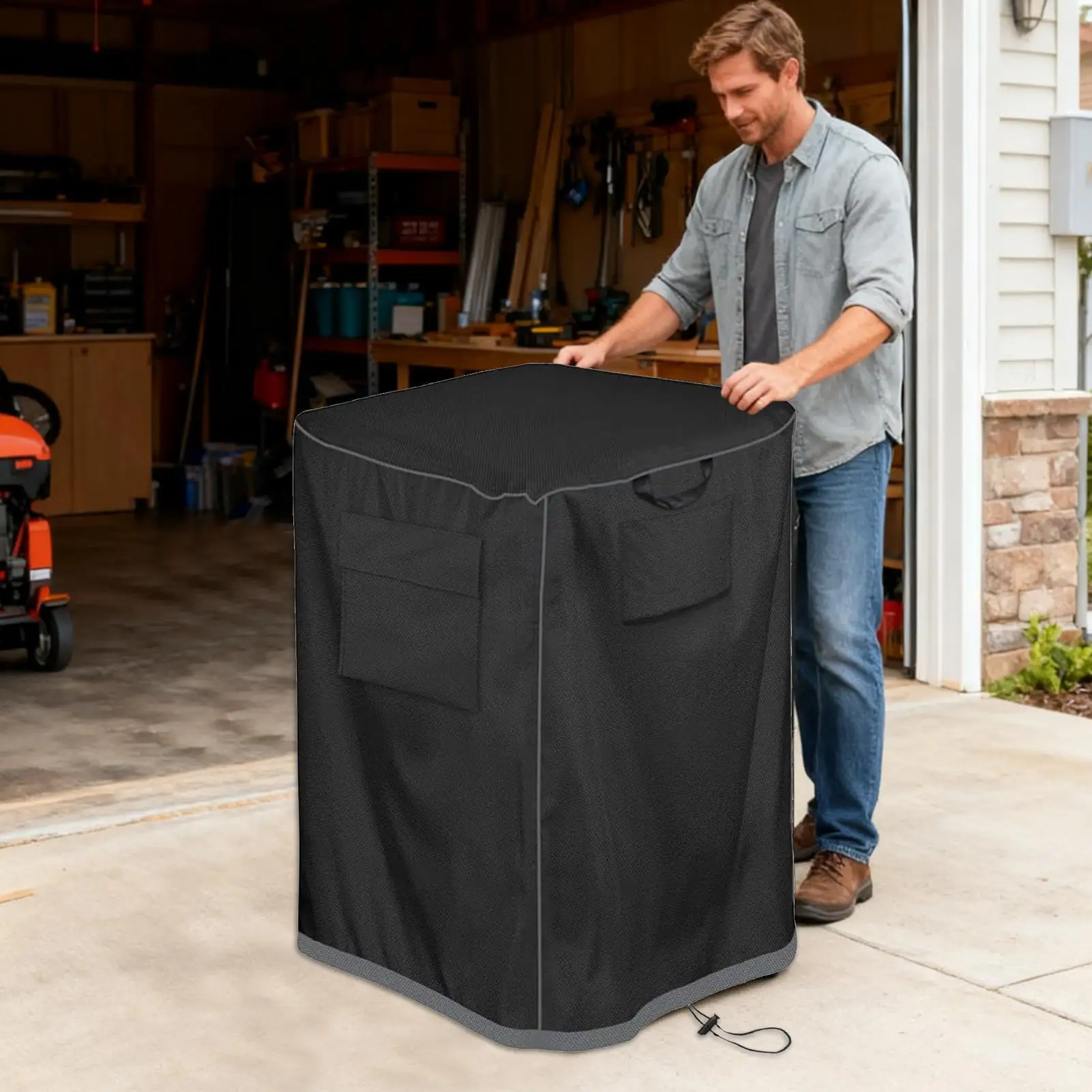 

Крышка торцовочной пилы, 29-дюймовый строгальный станок, пылезащитный кожух, торцовочная пила, водонепроницаемый чехол для столяров, плотников, любителей DIY, подрядчиков