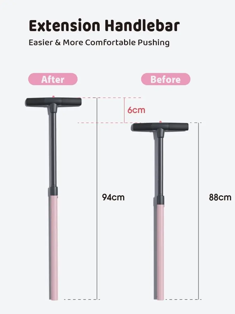 دراجة ثلاثية العجلات مع مقبض دفع للأطفال الصغار ، دراجة طفل صغير ، 5 في 1 ترايك ، هدية عيد الميلاد وعيد الميلاد ، لعبة للفتيات ، تحويل ، 1-3