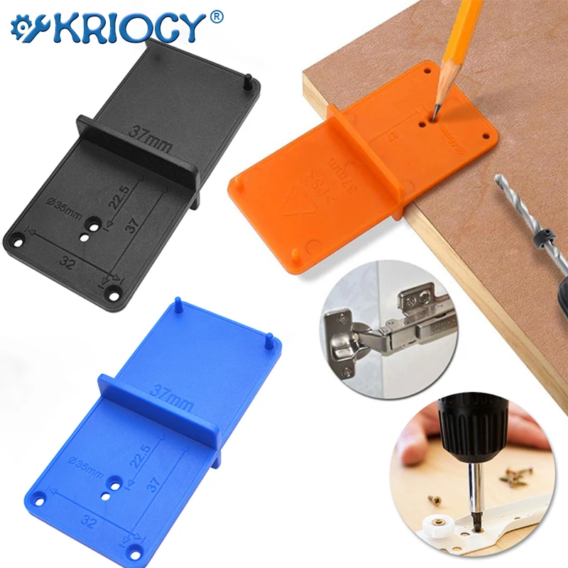 Drilling Guide 40mm 35mm Hing Installation Jig Door Cabinet Hinge Hole Locator Woodworking Tool hand tools Hinge Hole