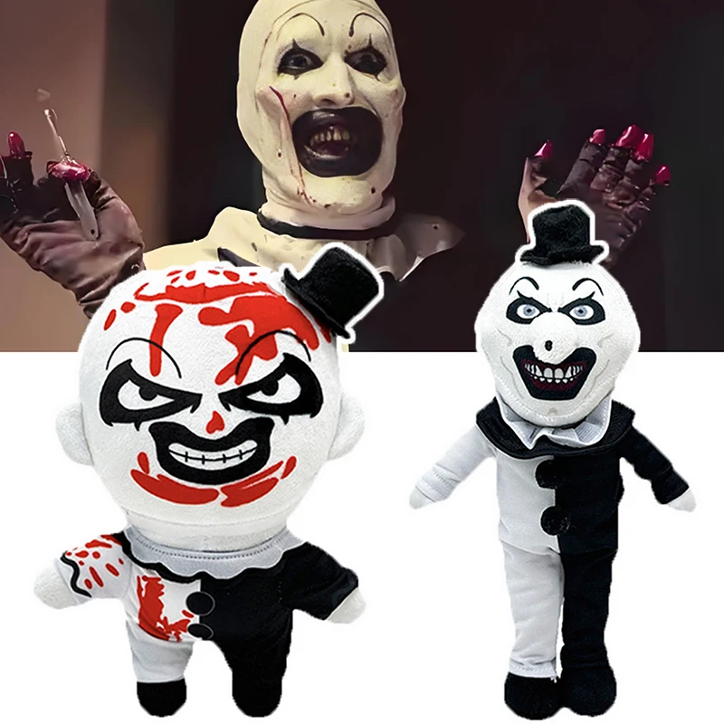 

Аниме TERRIFIER плюшевые игрушки ужас клоун мягкие куклы мультфильм Джокер плюшевые фигурки Peluche подушка детские подарки на день рождения и Рождество