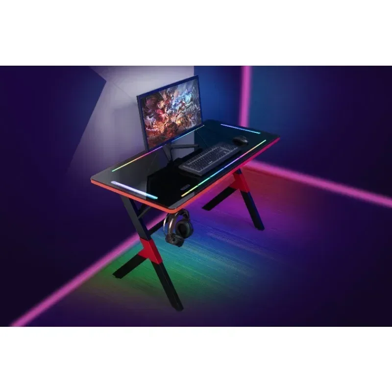 Motor Bester moderner Büromöbel-Hebecomputer, elektrischer vertikaler Computertisch, RGB-Lichtspieltisch