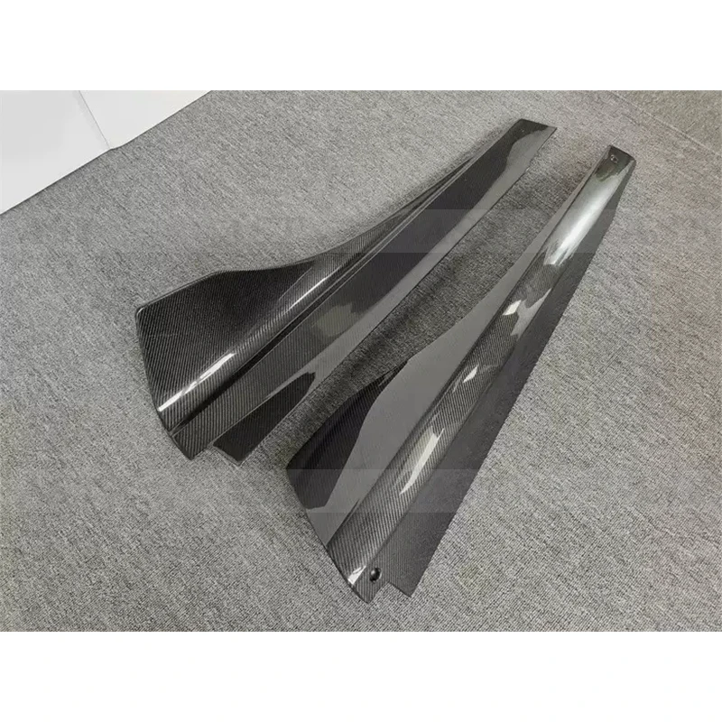 Боковые юбки из углеродного волокна, удлиненные губы для McLaren 650S 675L, установка боковой юбки, подходящие комплекты для тела Боковые юбки из углеродного волокна, удлиненные губы для McLaren 650S 675L, установка боковой юбки, подходящие комплекты для тела