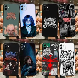 Bmth-iPhone用ソフトシリコンブラックカバー、b-h水平電話ケースを持ち込む、13、14,13、12,11、plus、pro max、xs、x、xr、se、ミニ、8,7、12