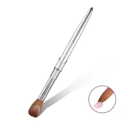 Kolinsky Acrylic Nail Brush Good Quality Nail Art Mink Brush Metal Handle for Professional Nail Technology or DIY At Home