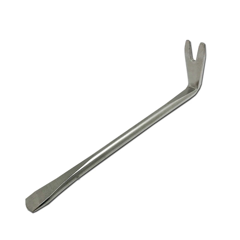 Gooseneck Wrecking Bar Drop Forged Steel Pry Bar Added Ripping Bar Leverage Nail Puller For Easier DemolitionS21