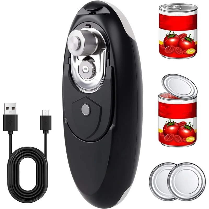 

Перезаряжаемая электрическая консервная открывалка BAAN-USB для всех размеров, портативные кухонные гаджеты