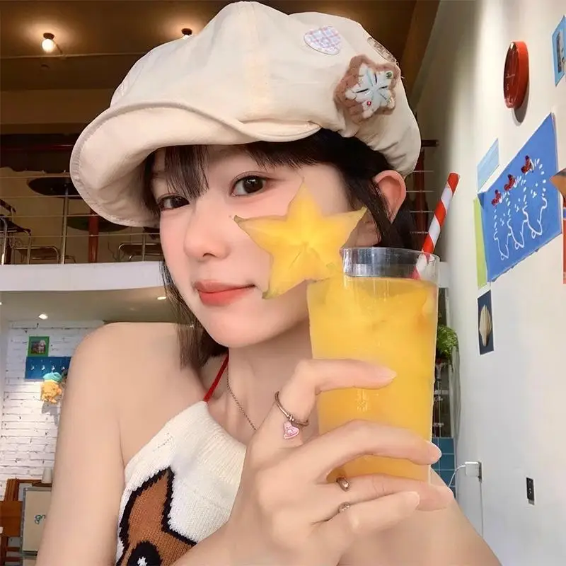 بنما أربعة مواسم السيدات لطيف الرجعية مثمنة قبعة تنوعا بطة اللسان الرسام قبعة