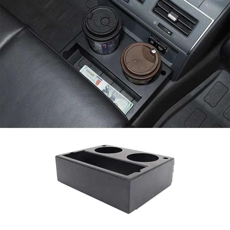 

For INEOS Grenadier 2020-2025 Aluminum Alloy Car Rear Drain Cup Holder Multi functional Storage Rack Car Interior Accessories
