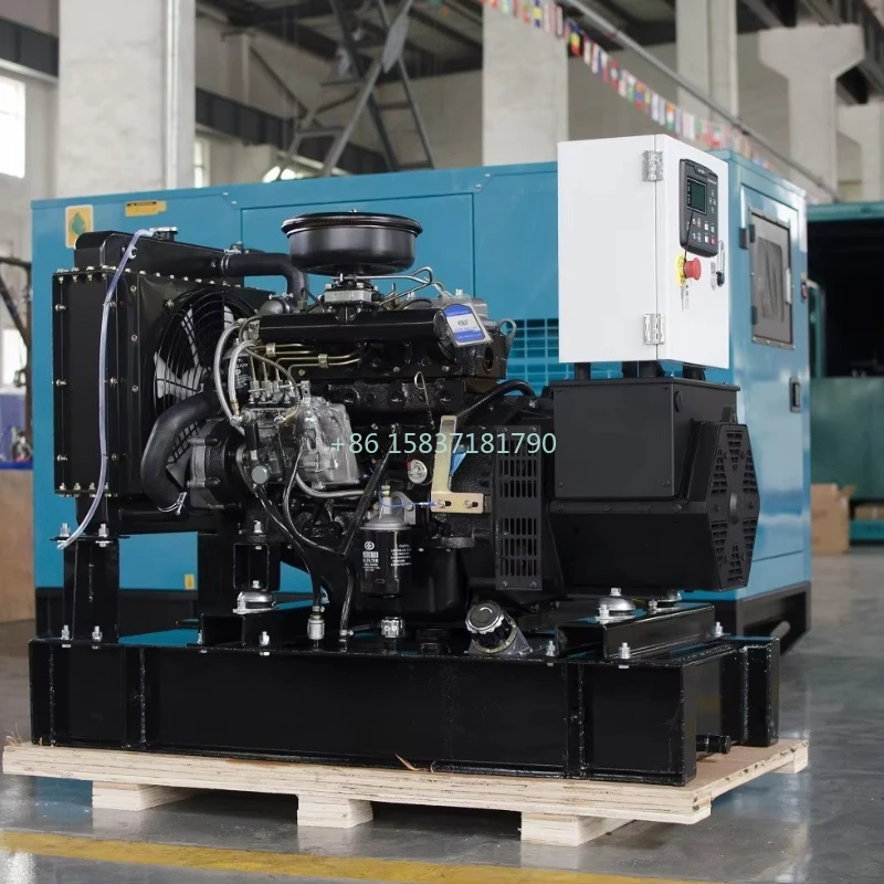 Cheap Price Generator Set Reliable Silent Diesel Generator 20 Kw Generator Set Electro Galvanised Enclosure and Mobile Trailer