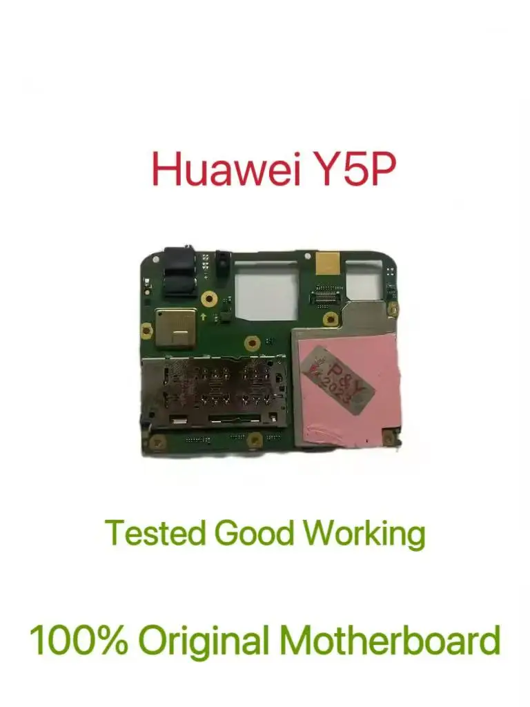 Global Version Original Unlocked Motherboard for Huawei Y5P Good Work Fully Tested Circuit Plate Main Logic Board for Huawei Y5P