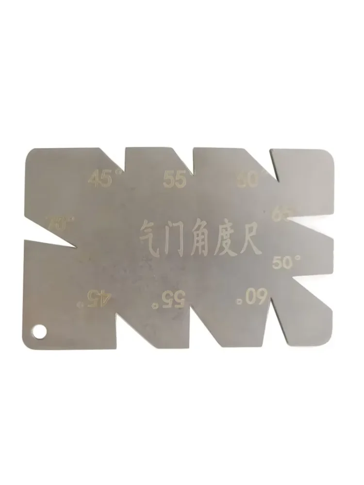 Valve Angle Gauge Engine Valve Measuring Angle Tool Stainless Steel for Car Motorcycle Ship Diesel Engine 45 55 60 65 70 Degree