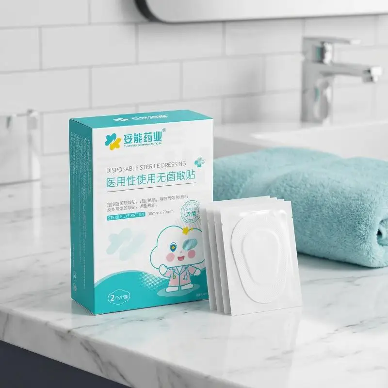 Стерильные-клейкие-повязки-для-глаз-дышащие-нетканые-перевязочные-материалы-для-заживления-ран-для-использования-в-клинике