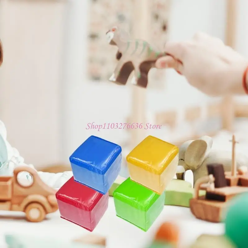 

R6FD Kids Training Supplies Table for Play 4 Pieces Multifunctional Game Portable Educational