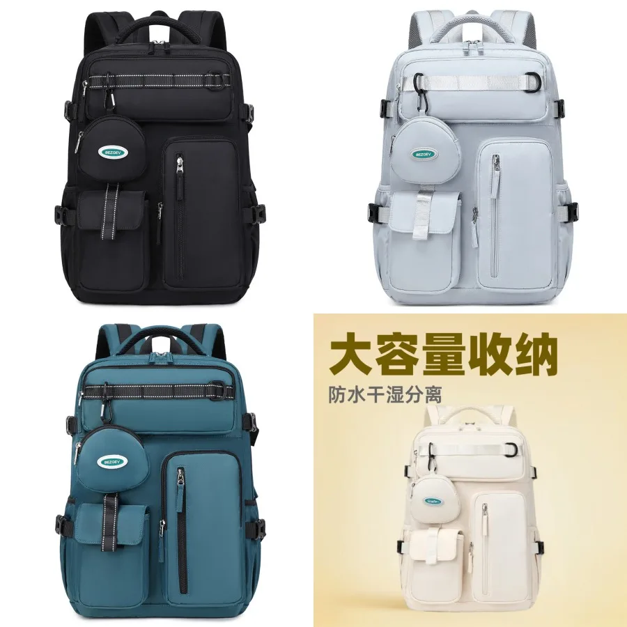 

【New style】- computer backpack universal business travel large-capacity multifunctional waterproof wet and wet separation stora