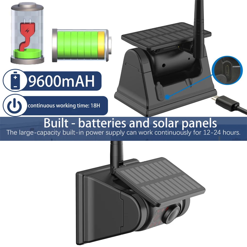 Auto Rückansicht Magnet kamera für iPhone Moni-tor Rückfahr kamera drahtlose wiederauf ladbare Solar Wifi Rückfahr kamera